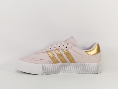 Sneakers ADIDAS sambarose EE6743 destockage à pas cher cuir rose femme 