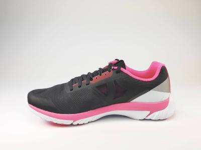 Chaussures de running noir/rose confortables pour femme REEBOK Zstrike Run