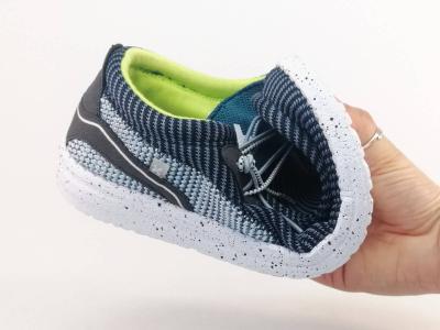 Chaussure été homme sans lacets toile marine souple à pas cher destockage XTi 143658