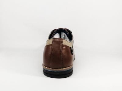 Derby de ville chic habillé marron destockage STANFORD trust pour homme