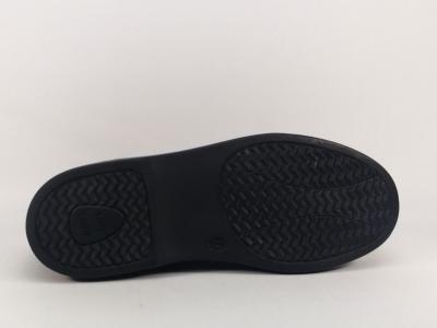 Chaussure montante homme grand confort tout cuir à velcro ORLAND 16132 / 16131