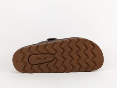 Mule homme cuir grand confort MORAN'S plus t moro marron à pas cher