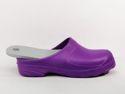Sabot de jardin femme leger et confortable en EVA violet destockage BAUDOU harper à pas cher