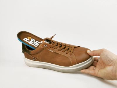 Basket camel homme sans lacets confortable destockage REFRESH 173060 à pas cher