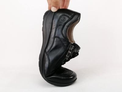 Chaussure hallux valgus femme pieds sensibles larges CAPRICE 23766 cuir souple