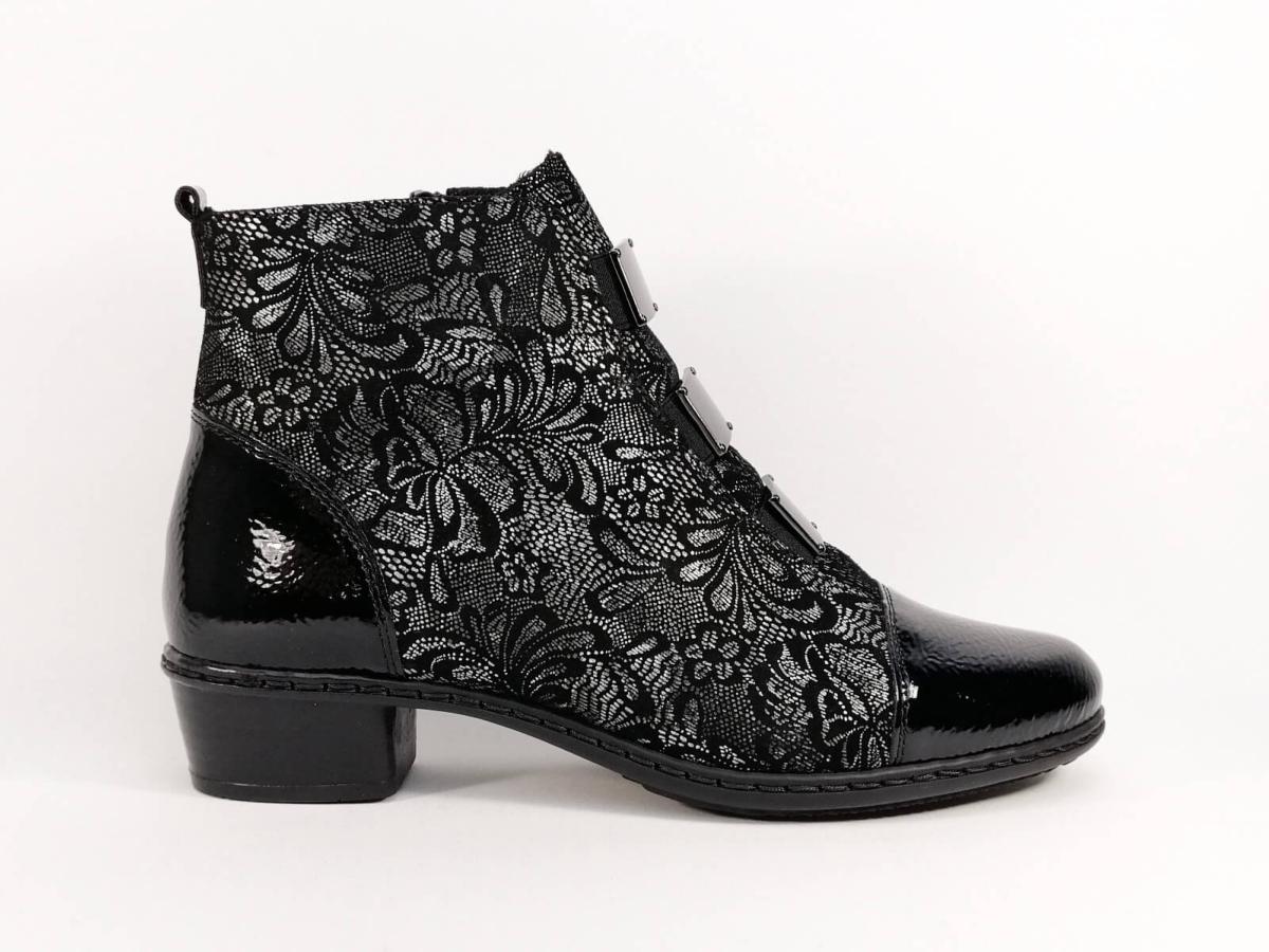 Bottine rieker femme noir hotsell