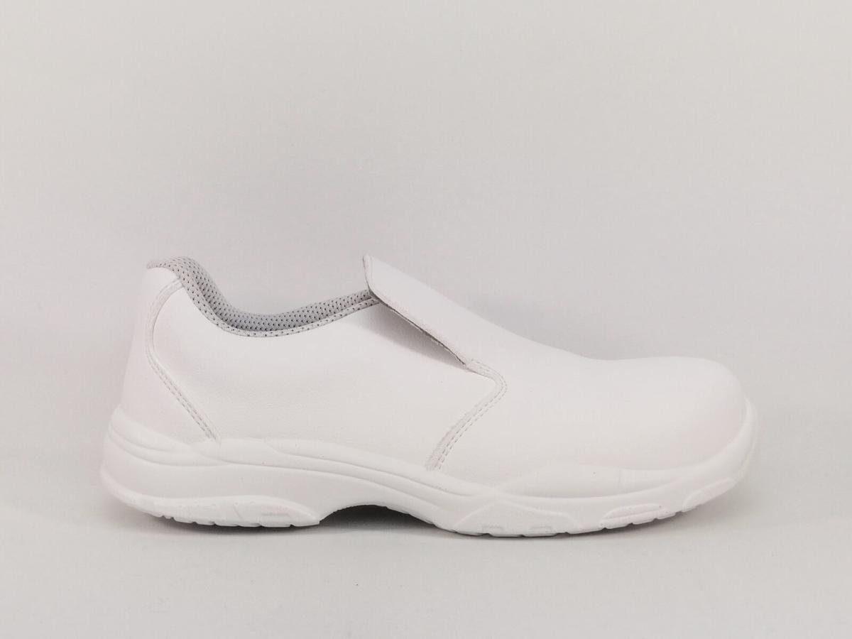 Chaussures de Cuisine de Sécurité Blanches