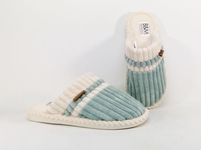 Pantoufles femme confort originales BANANA MOON rey blanc vert à pas cher