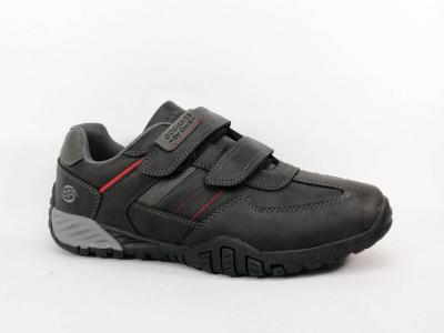 Basket à velcro homme confortable et résistante gris foncé destockage DOCKERS 54BN004
