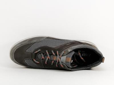 Chaussure homme grande pointure confortable destockage JOSEF SEIBEL giuseppe 07 cuir gris