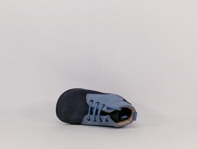 Chaussure premiers pas garçon bébé ASTER otechno destockage cuir marine