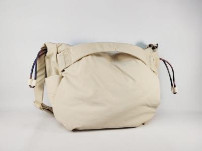 Grand sac femme bandoulière toile beige chic en destockage REFRESH 183371 pas cher