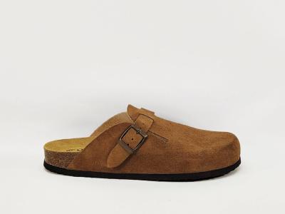 Sabot homme cuir confort marron semelle à mémoire de forme PLAKTON blog roble tendance
