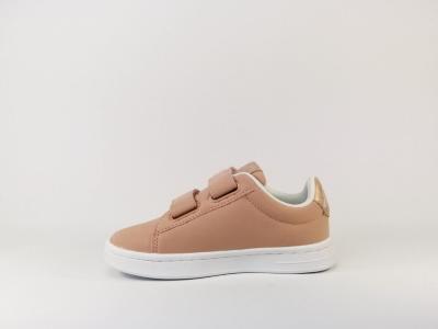 Basket à velcro en simili cuir rose KAPPA Tchouri pour fille