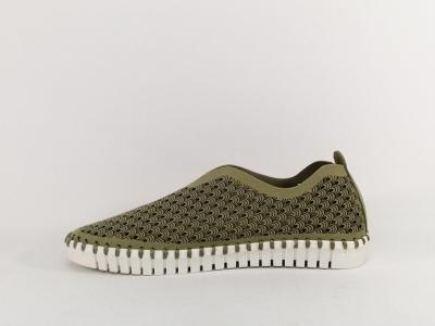 Chaussure été femme tendance confortable et souple SWEET'R juliana kaki à pas cher