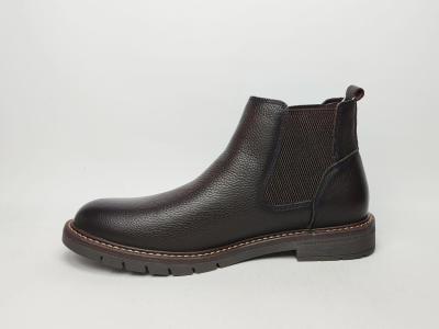 Chelsea boot homme cuir marron confortable chic destockage LONDONS LIFE 162673 à pas cher