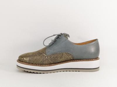Derby femme cuir souple chic et original en destockage KARSTON orplou à pas cher