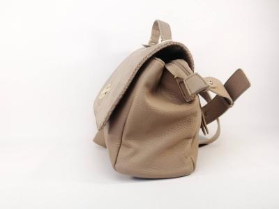 Sac à main femme chic cuir taupe souple tendance à pas cher en destockage CARMELA 186143