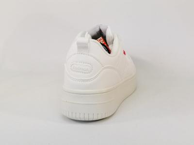 Basket blanche semelle épaisse destockage REFRESH 79405 vegan femme