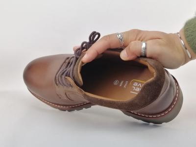 Chaussure homme derby marron cuir souple et confortable destockage CAMEL ACTIVE 57TRA06