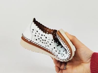 Chaussures femme cuir blanc très souple chic originale confortable PEDRO TORRES 21136010