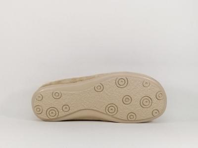 Chausson mule motif mouton original et confortable CHIC & RELAX retina beige femme
