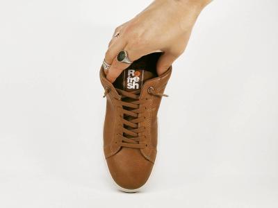 Basket camel homme sans lacets confortable destockage REFRESH 173060 à pas cher