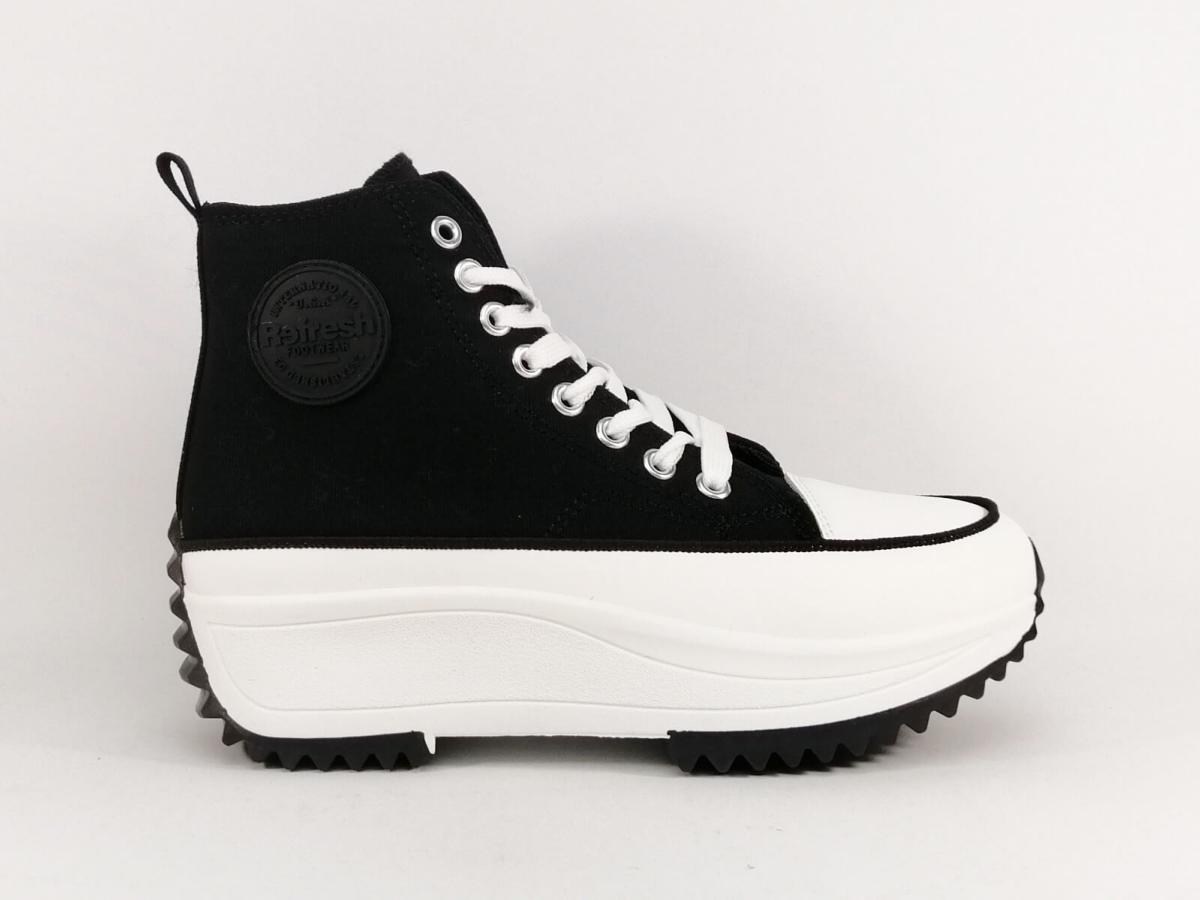 Basket Femme Montante Noire Destockage I Pointure Plus