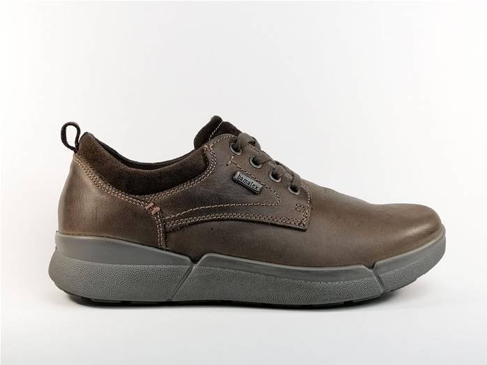 Chaussure Basse En Cuir Marron Imac Pointure Plus