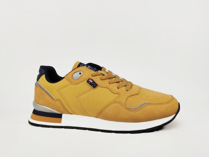 Basket homme pas cher moutarde tendance semelle confort ROADSIGN berdik
