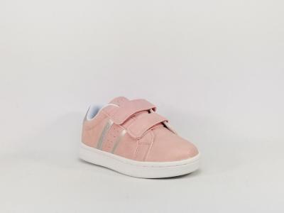 Basket rose à scratch pour fille en destockage KAPPA logo alpha 2v