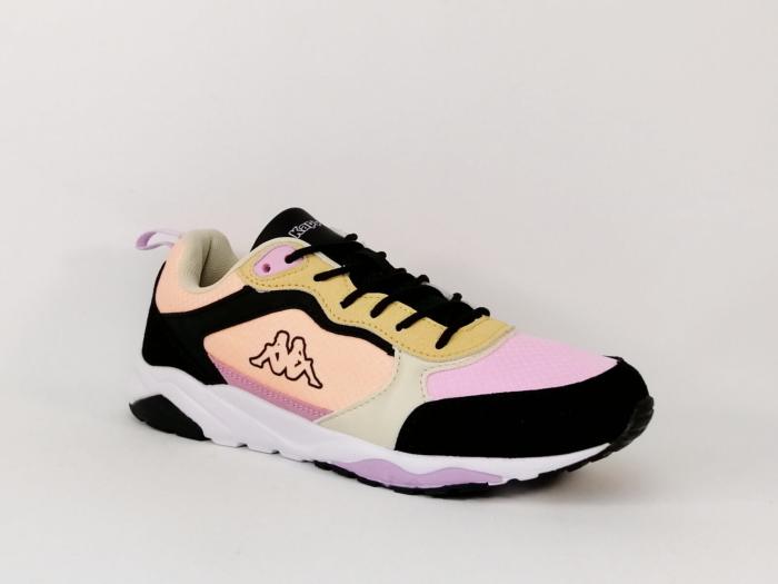 Basket tendance pastel destockage KAPPA logo brady femme fille à pas cher