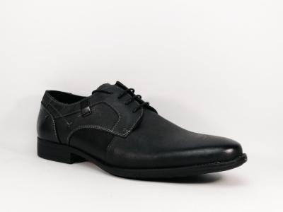 Chaussure habille en cuir noir HARTFORD gozi pour homme en destockage