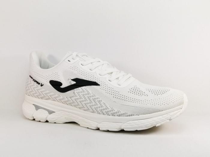 Chaussure running grande pointure homme confortable destockage JOMA viper 2432 blanc