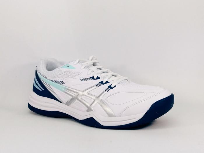 Chaussure sport en salle homme destockage ASICS court slide blanc à pas cher