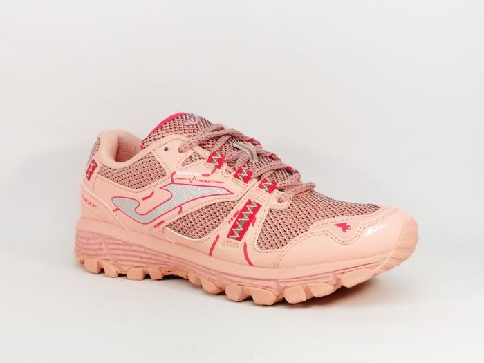 Chaussure trail femme à pas cher confort destockage JOMA tk shock 2213 rose