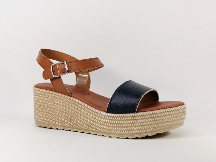 sandales compensées italiennes