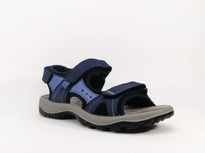 Sandale de marche femme confortable bleu destockage IMAC Salamander 709008