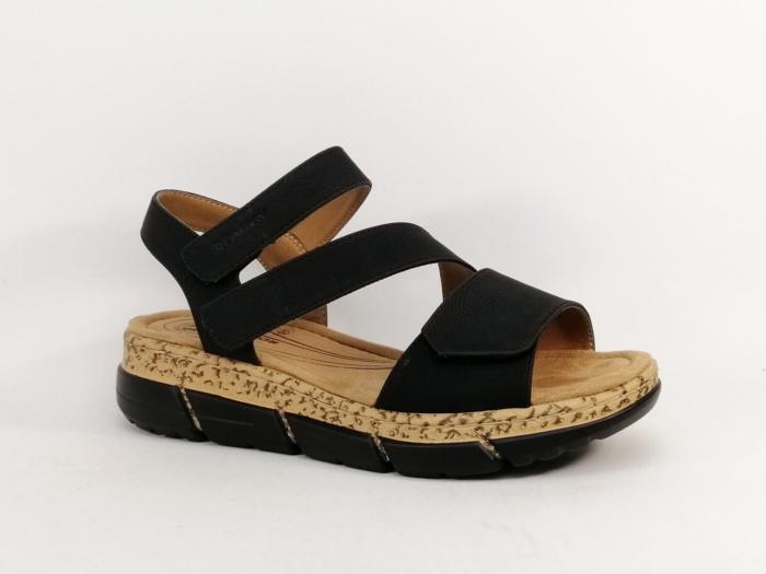 Sandale scratch femme chic confortable noire ROMIKA 95R00220002
