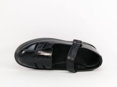 Babies femme destockage DR MARTENS deardra cuir noir à pas cher