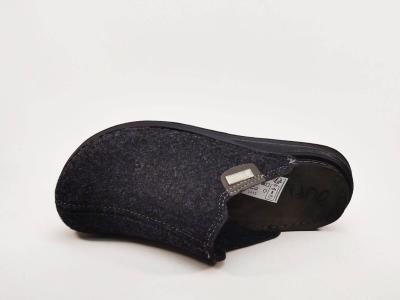 Sabot homme confortable noir semelle cuir CHIC & RELAX OUF myban souple