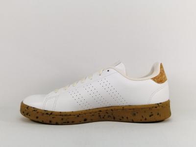 Basket ADIDAS homme advantage GY7036 blanche en destockage à pas cher