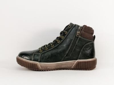 Bottines fourrées femme souples et confortables vertes ROMIKA 84R0172005