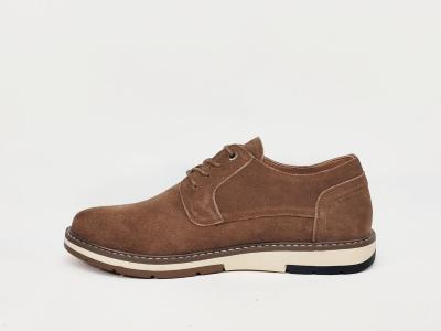 Chaussure homme derby cuir souple nubuck chic confort destockage LONDONS LIFE 162679 à pas cher