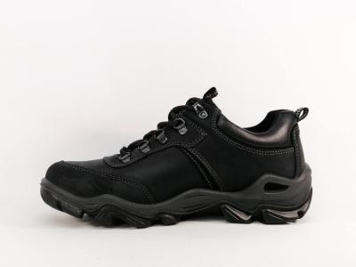 Chaussure randonnée homme basse cuir noir gallutex imperméable confort destockage IMAC GALLUS 203914