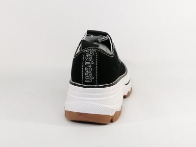 Basket noire femme tendance semelle épaisse confortable destockage REFRESH 171920 tendance à pas cher