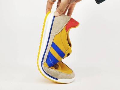 Basket tendance homme jaune confortable en destockage TEDDY SMITH 120300 à pas cher
