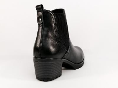 Bottine femme à talon simili cuir noir SUPREMO 2125101 à pas cher