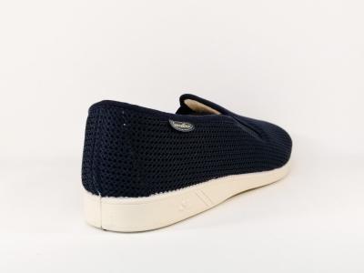 Chausson été toile marine grande pointure homme SEMELFLEX Ulysse 3