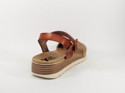 Sandale camel confortable destockage XTi 49846 pour femme